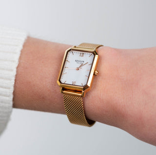 Régler Élégance Mesh Rose Gold - Pearl - RéglerRW2213430J